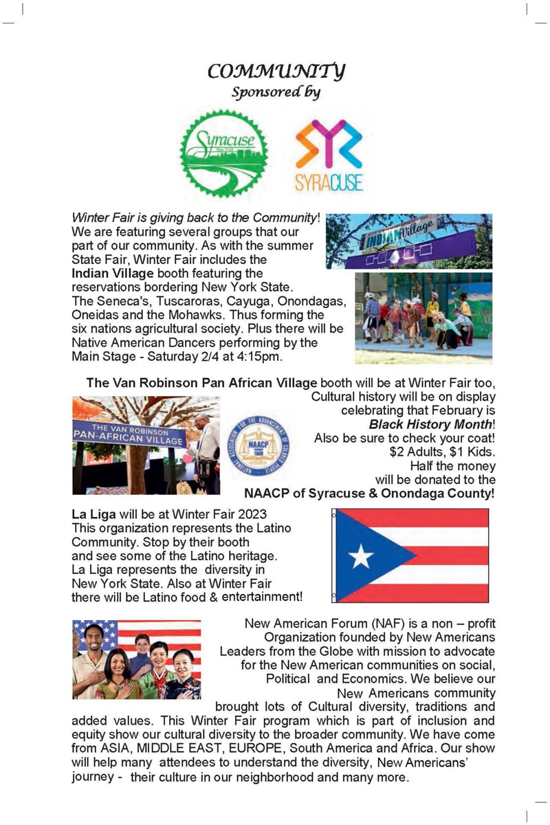 Community Syracuse Winter Fair